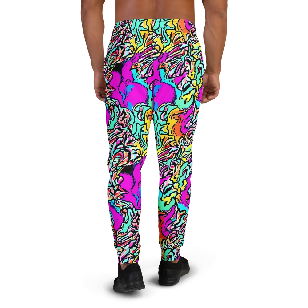 Radiant Disruption on Men's Joggers — Back