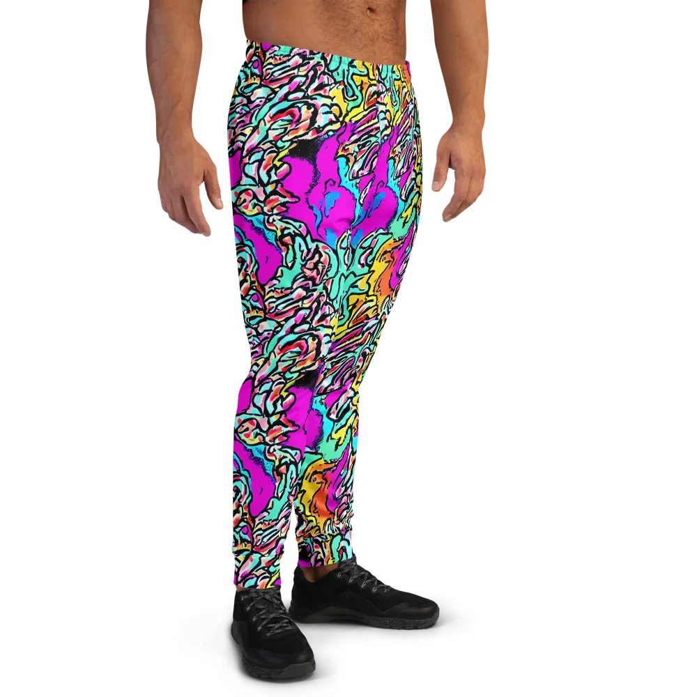 Radiant Disruption on Men's Joggers — Right