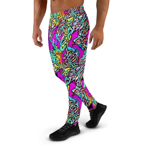 Radiant Disruption on a Men's Joggers