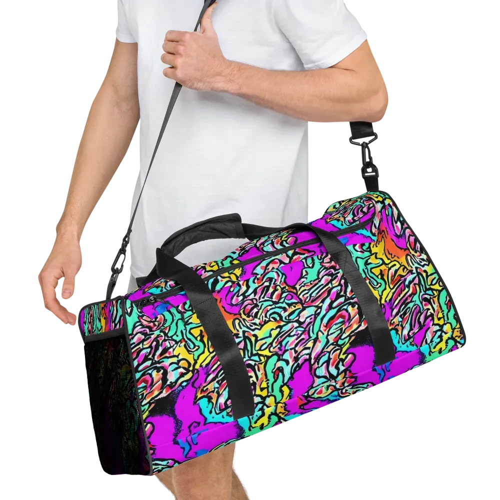 Radiant Disruption on Duffle Bag — Right Front