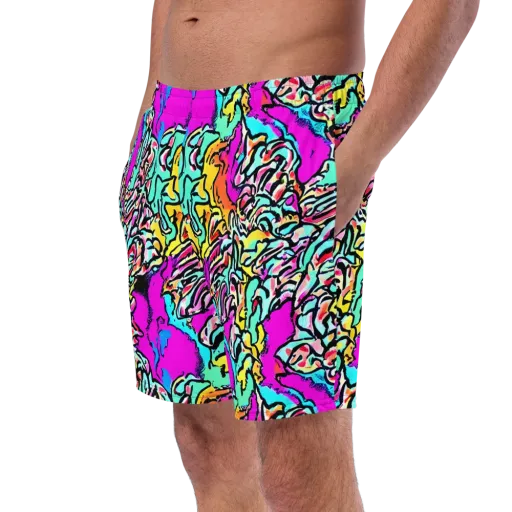 Radiant Disruption on a Swim Trunks