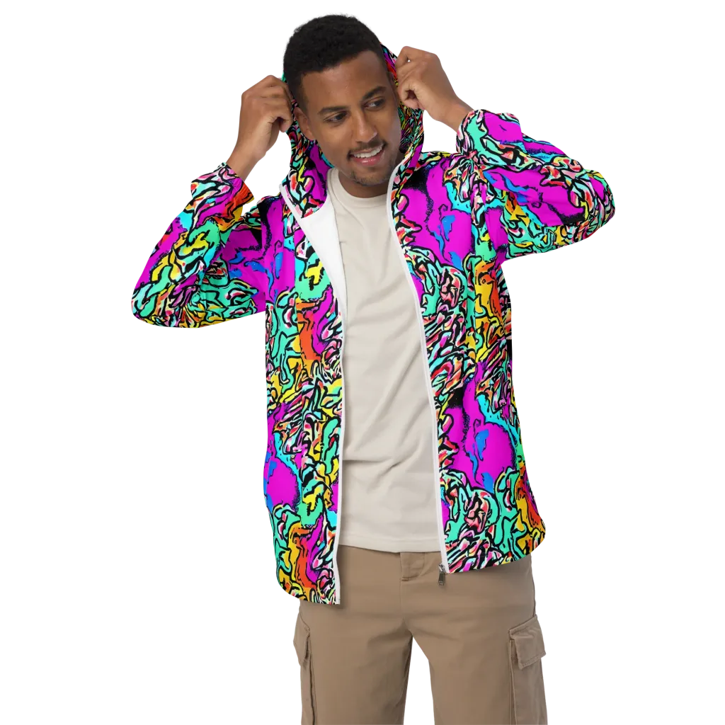 Radiant Disruption on Men's Windbreaker — Front