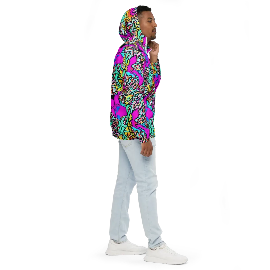 Radiant Disruption on Men's Windbreaker — Right