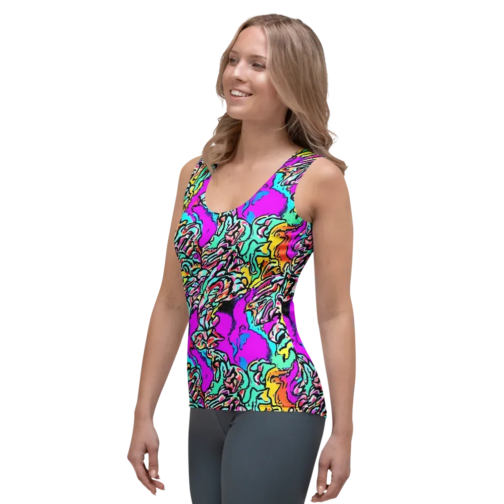 Radiant Disruption on Women's Tank Top — Left Front