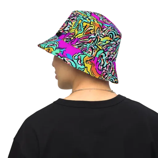 Radiant Disruption on a Reversible Bucket Hat