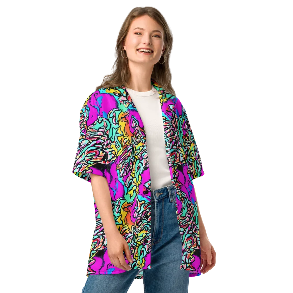 Radiant Disruption on Button Shirt — Front