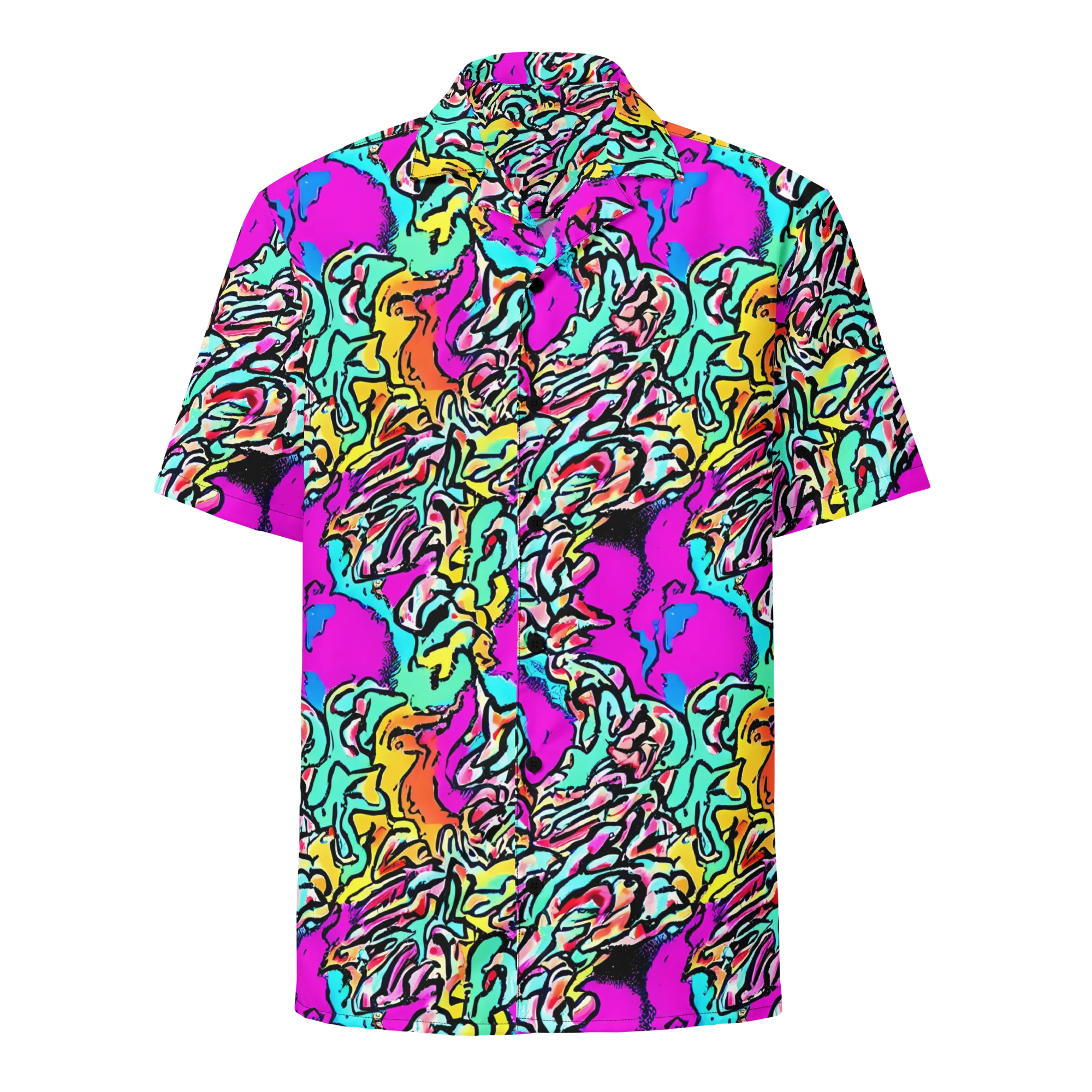 Radiant Disruption on Button Shirt — Front
