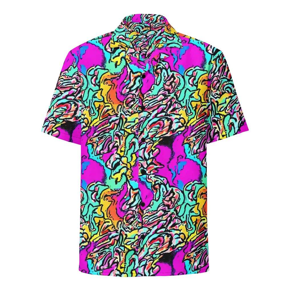 Radiant Disruption on Button Shirt — Front