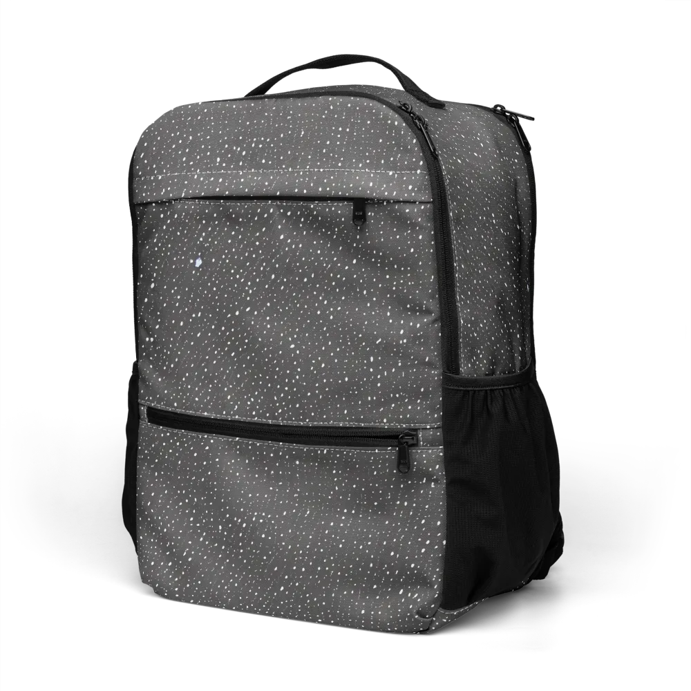 Midnight Stardust on Utility Backpack — Left Front