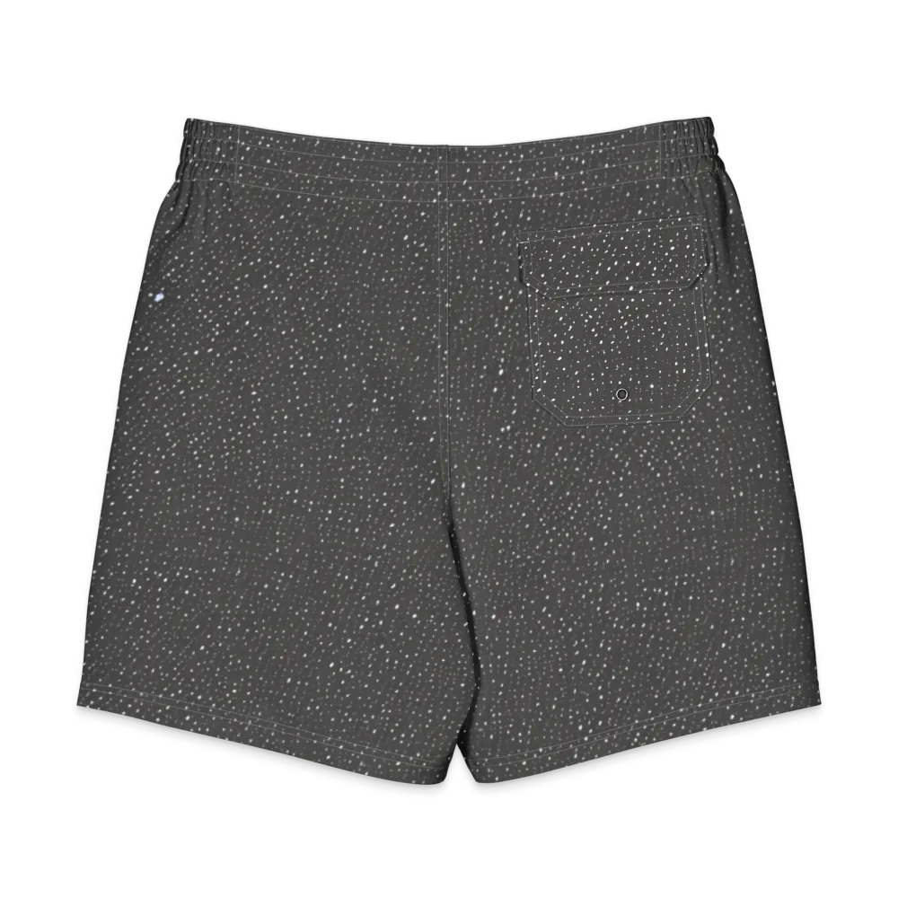 Midnight Stardust on Men's Board Shorts — Back