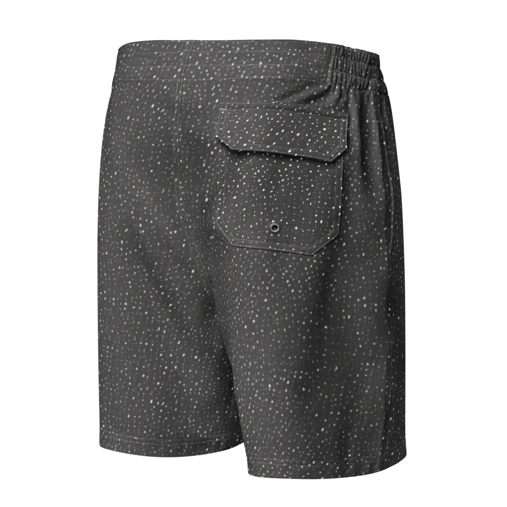 Midnight Stardust on Men's Board Shorts — Back