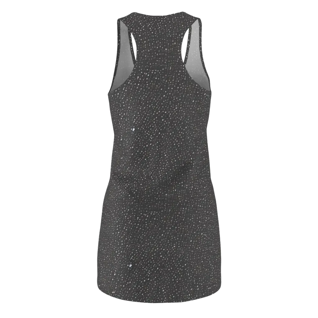 Midnight Stardust on Racerback Dress — Back