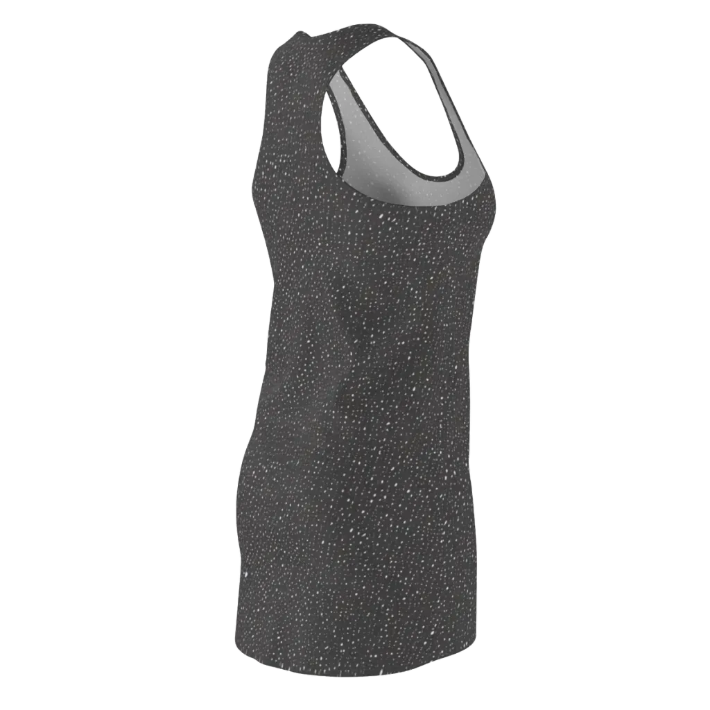 Midnight Stardust on Racerback Dress — Back Side