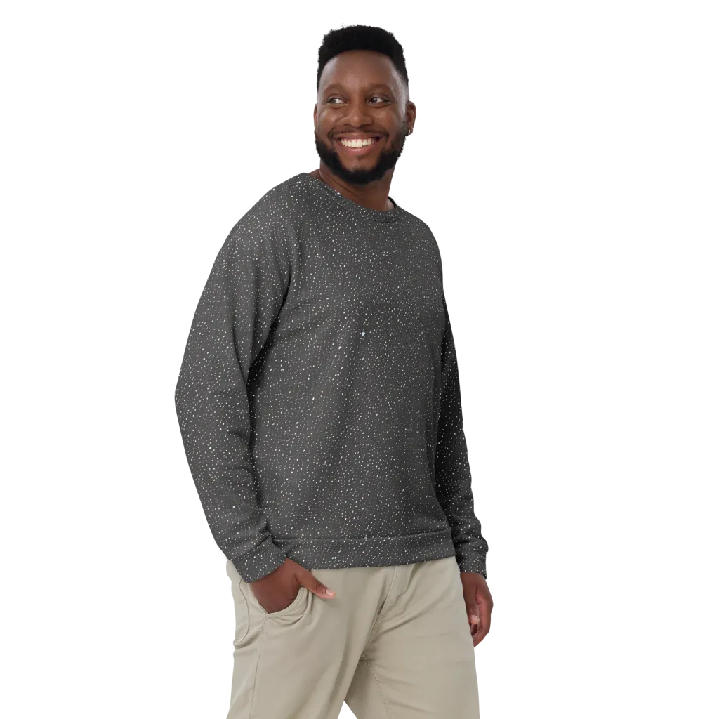 Midnight Stardust on Sweatshirt — Front