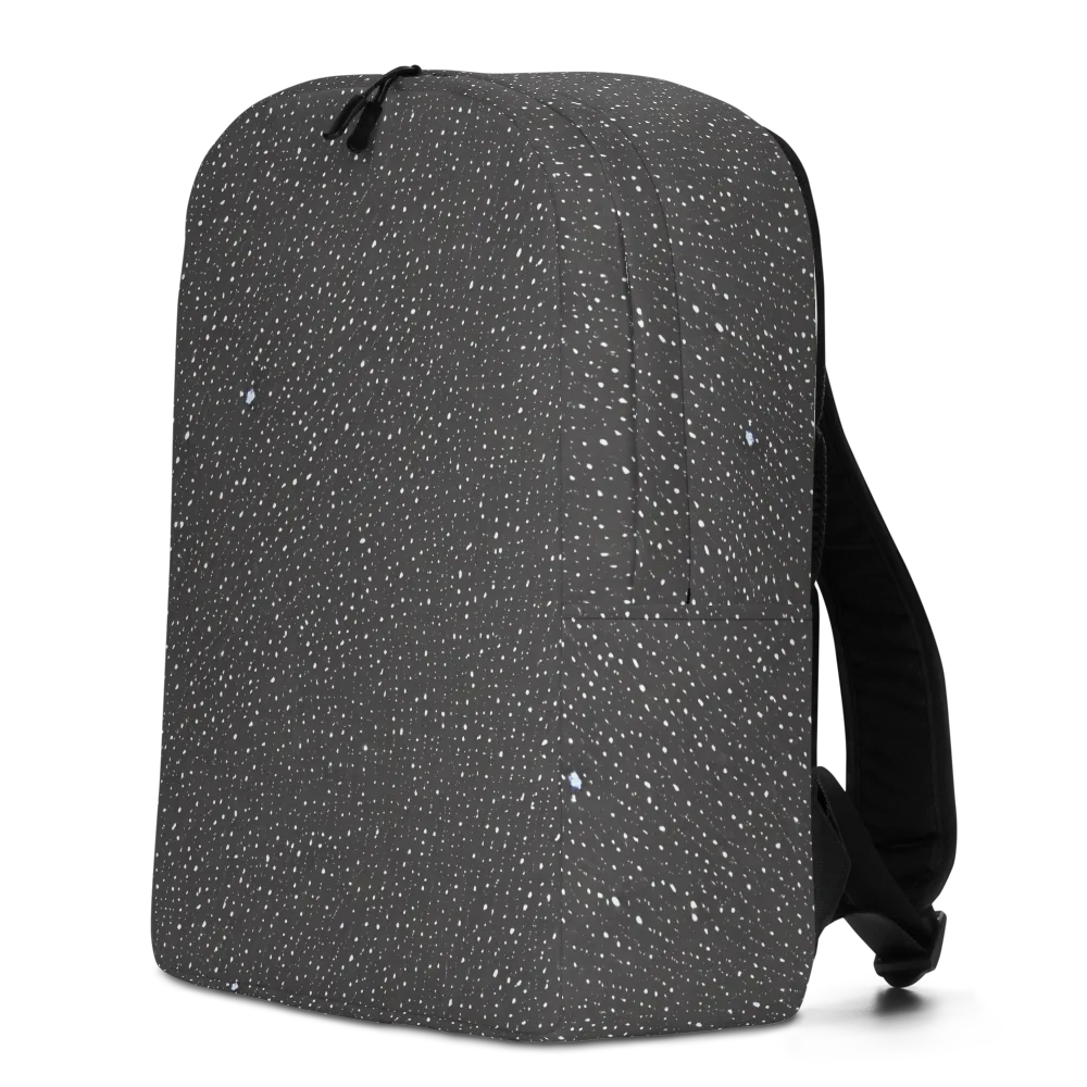 Midnight Stardust on Minimalist Backpack — Left