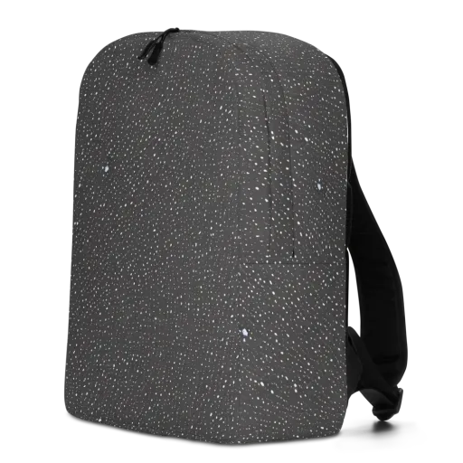 Midnight Stardust on a Minimalist Backpack