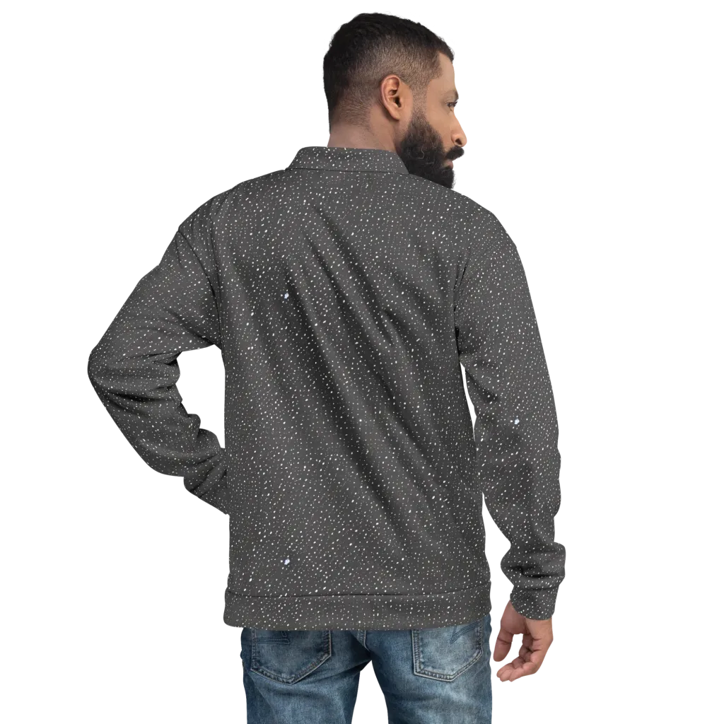 Midnight Stardust on Bomber Jacket — Back