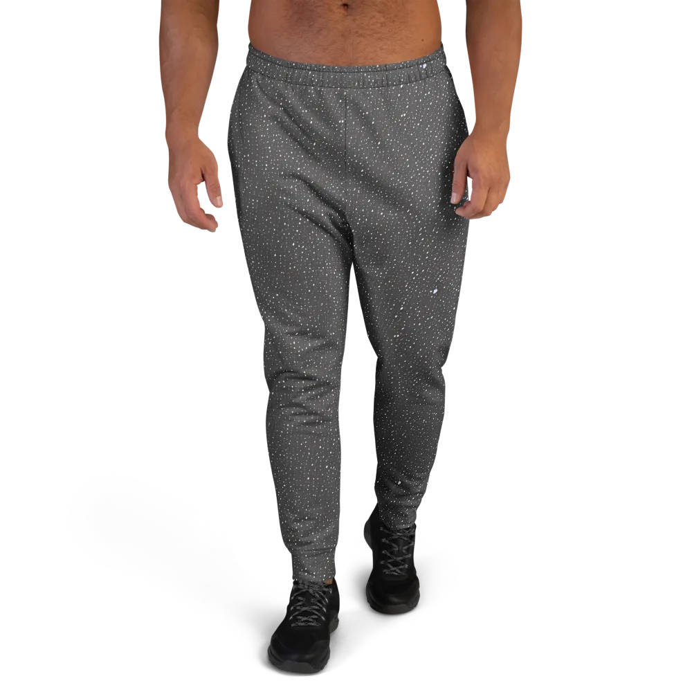 Midnight Stardust on Men's Joggers — Front