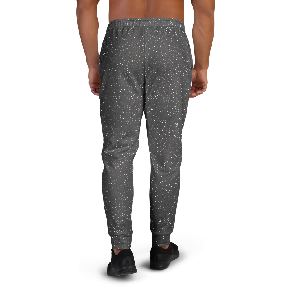 Midnight Stardust on Men's Joggers — Back
