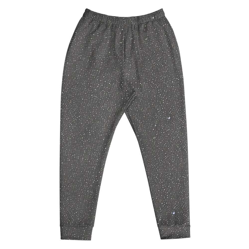 Midnight Stardust on Men's Joggers — Front