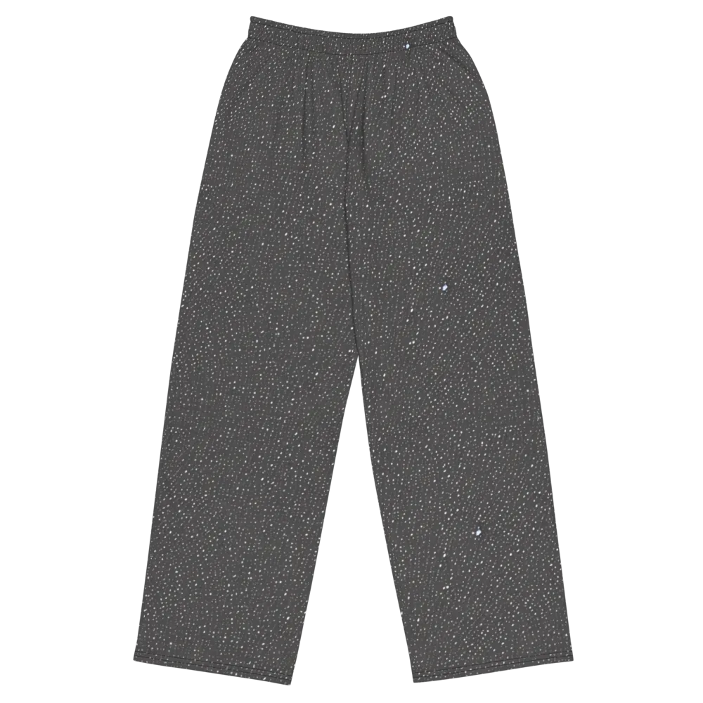 Midnight Stardust on Wide-Leg Pants — Front