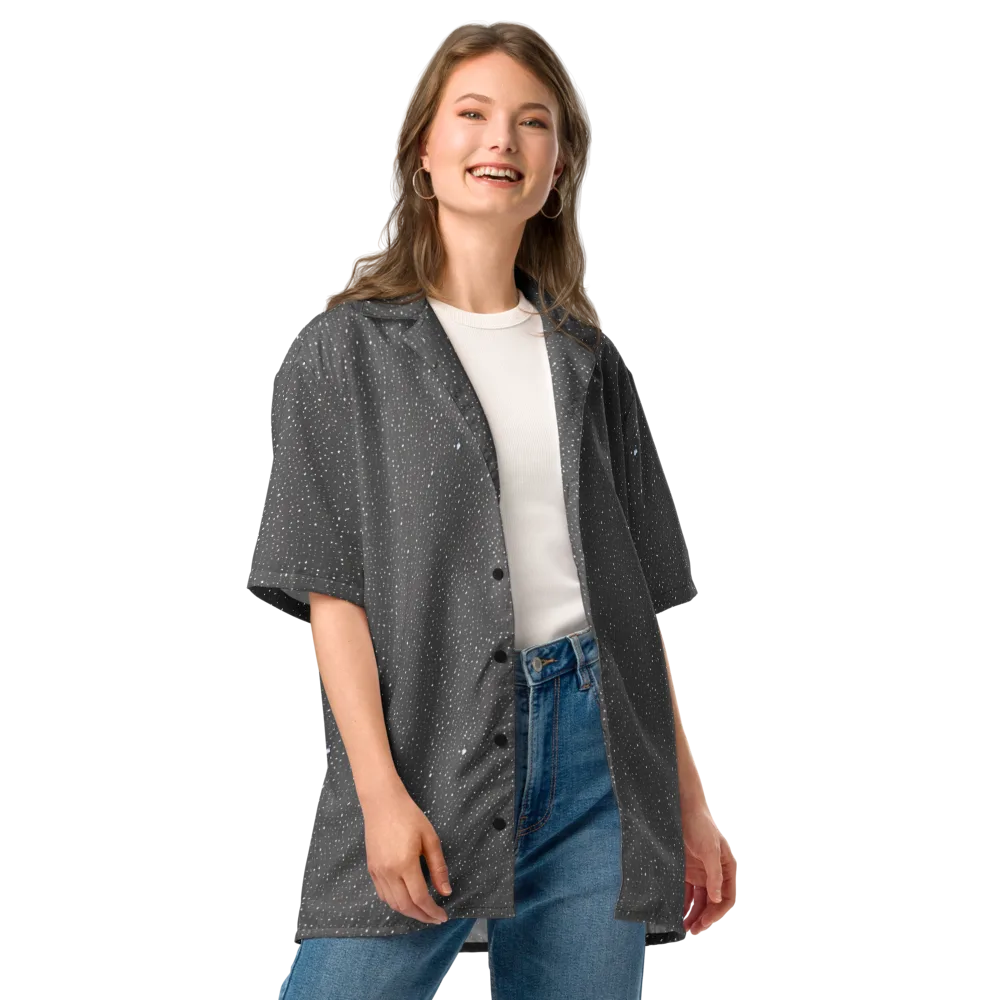 Midnight Stardust on Button Shirt — Front