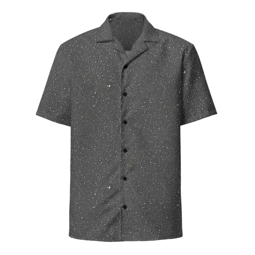 Midnight Stardust on a Button Shirt