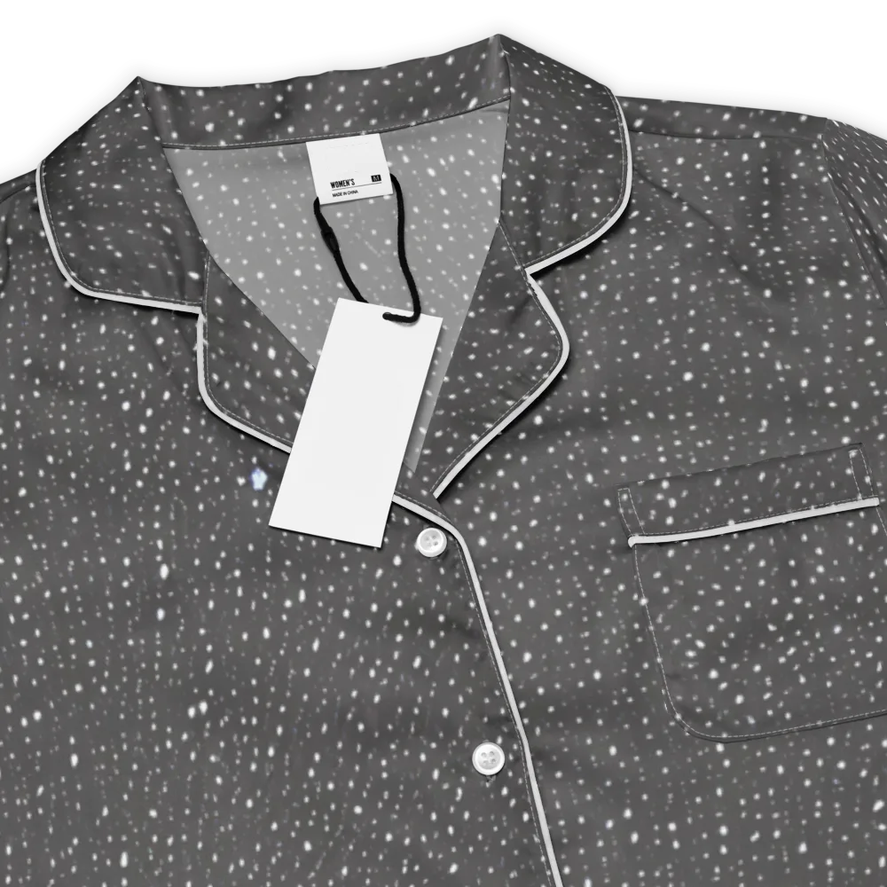 Midnight Stardust on Women's Short Sleeve Pajama Top — Product details