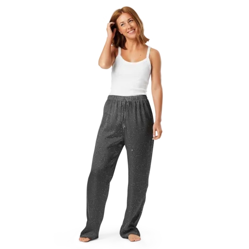 Midnight Stardust on a Women's Pajama Pants