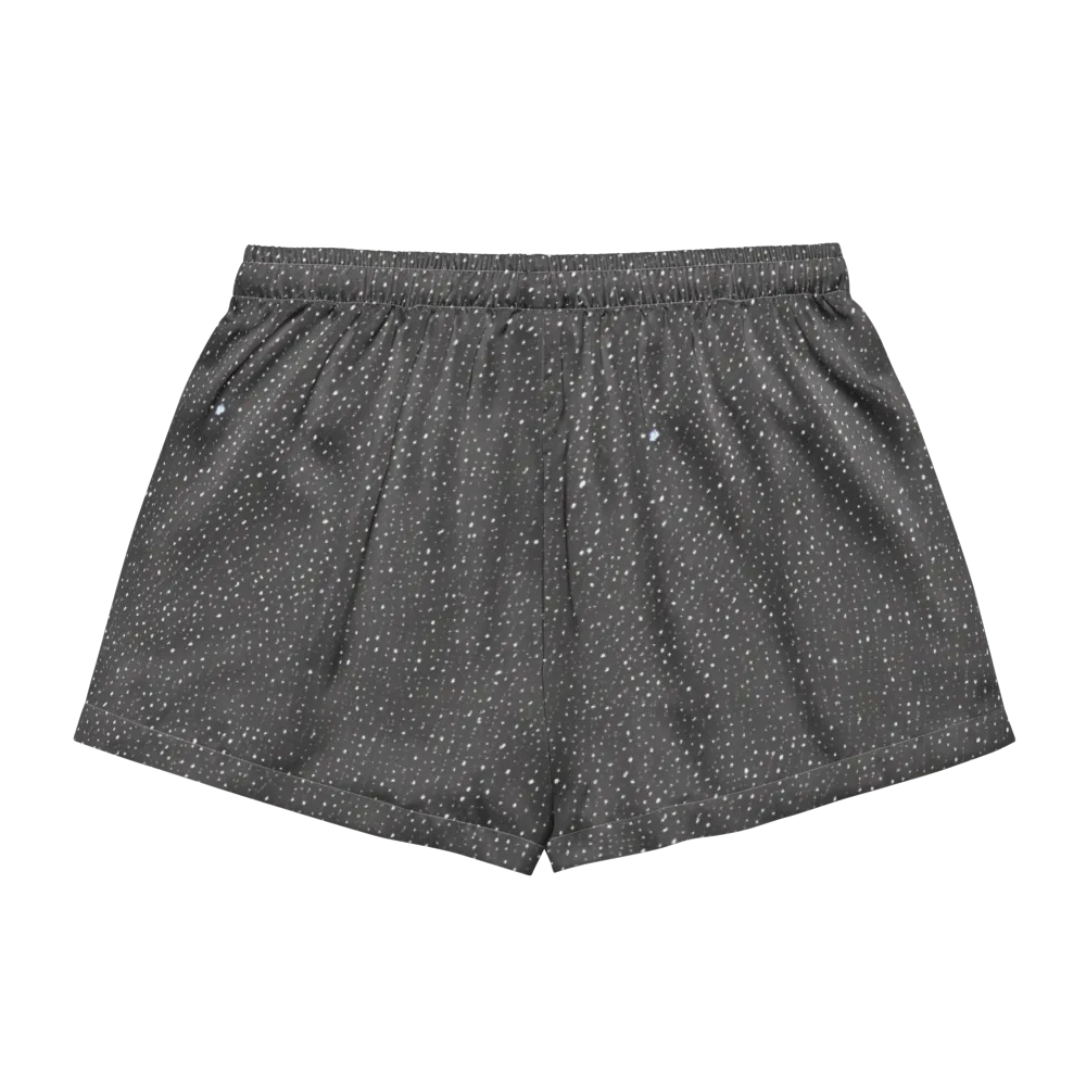 Midnight Stardust on Women's Pajama Shorts — Back