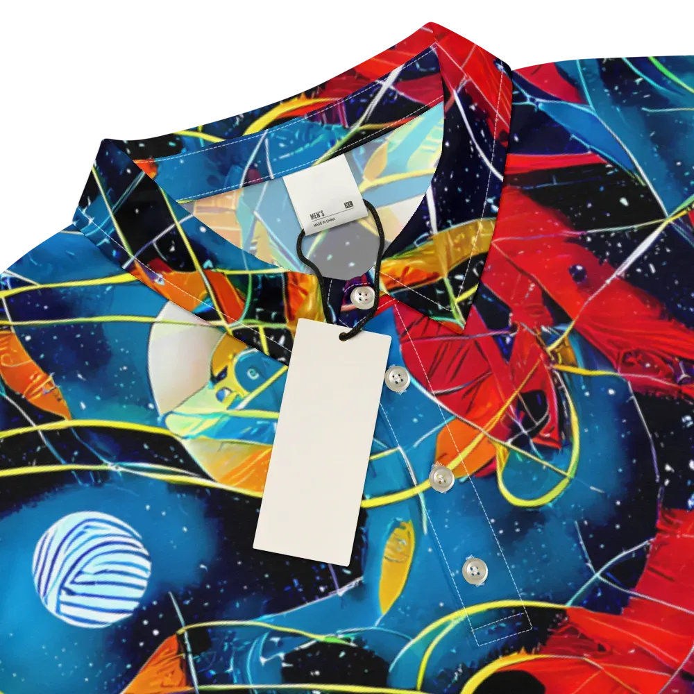 Astral Shatter on Men's Slim Fit Polo Shirt — Product details