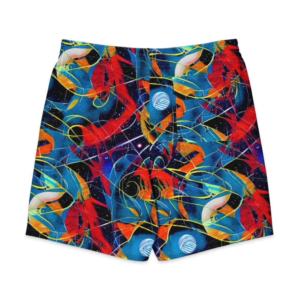 Astral Shatter on Men's Board Shorts — Back