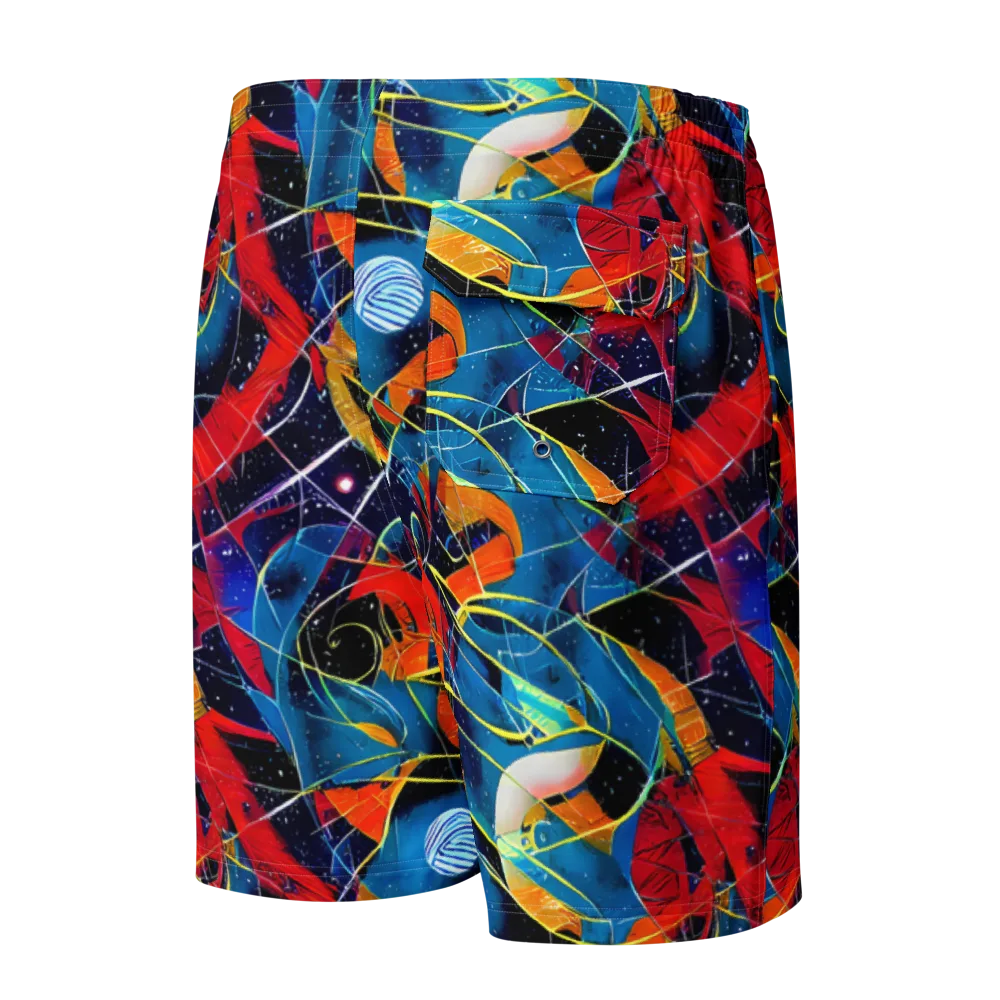 Astral Shatter on Men's Board Shorts — Back