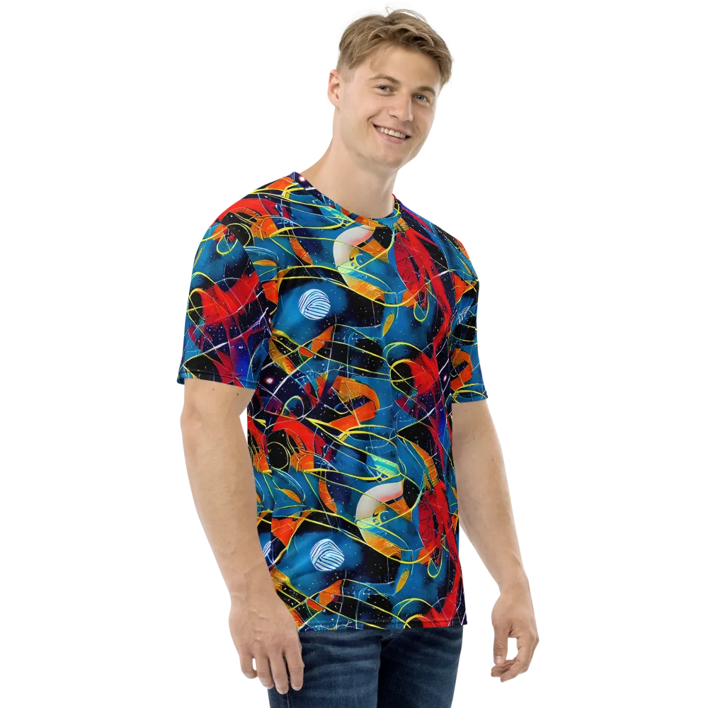 Astral Shatter on Men's Crew Neck T-Shirt — Right