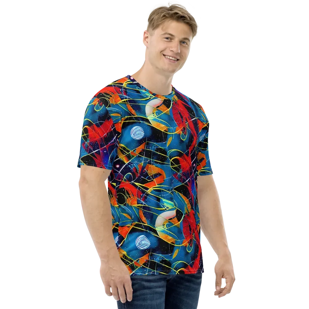 Astral Shatter on Men's Crew Neck T-Shirt — Right