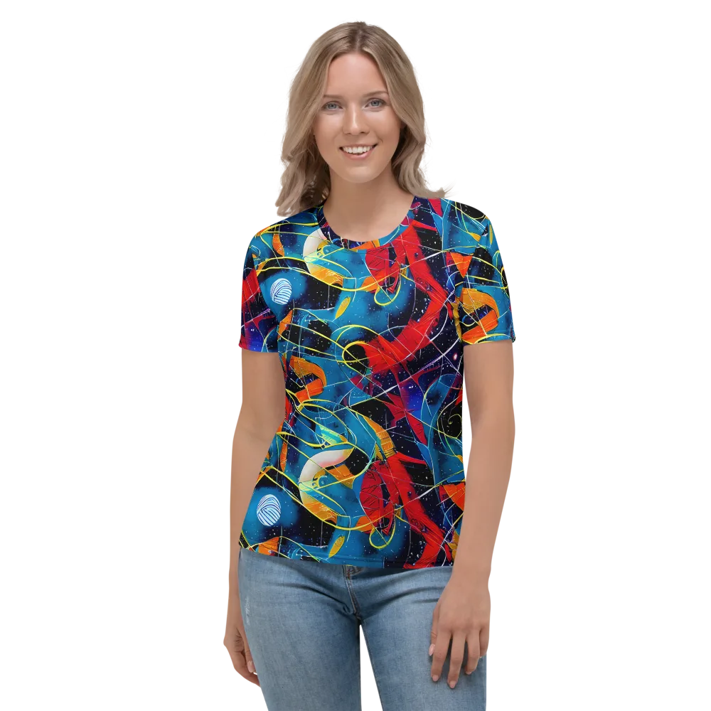 Astral Shatter on Women's Crew Neck T-Shirt — Front