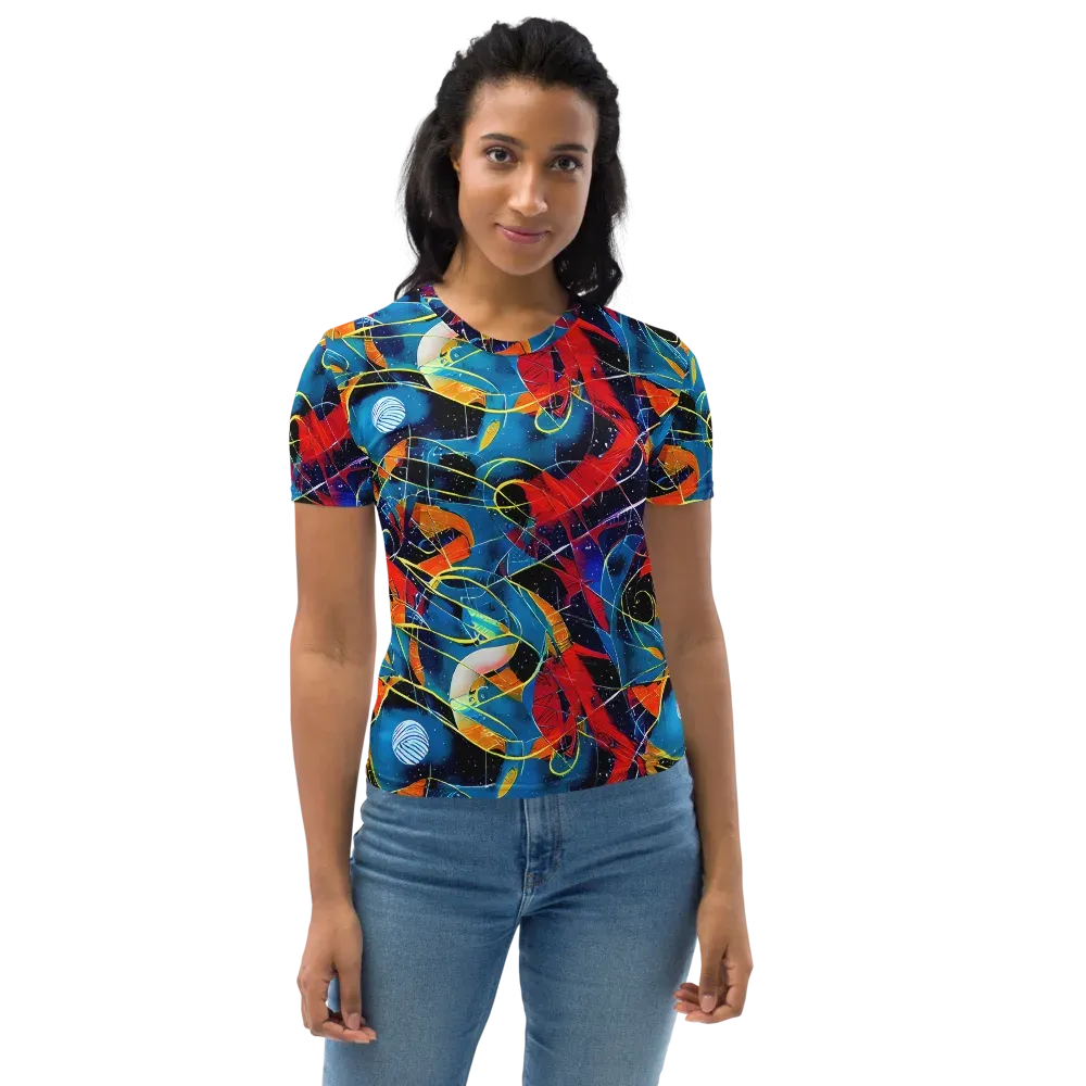 Astral Shatter on Women's Crew Neck T-Shirt — Front