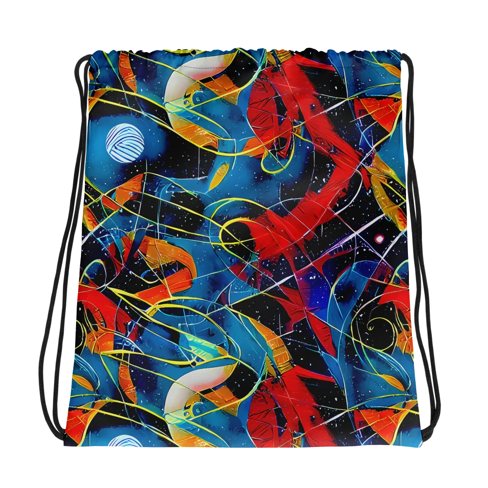 Astral Shatter on Drawstring Bag — Photo