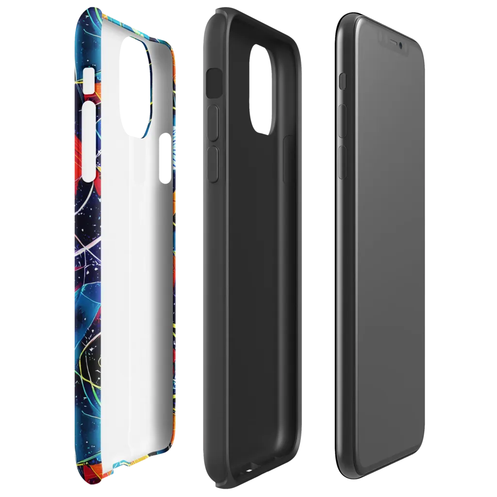 Astral Shatter on Tough Case for iPhone® — Right