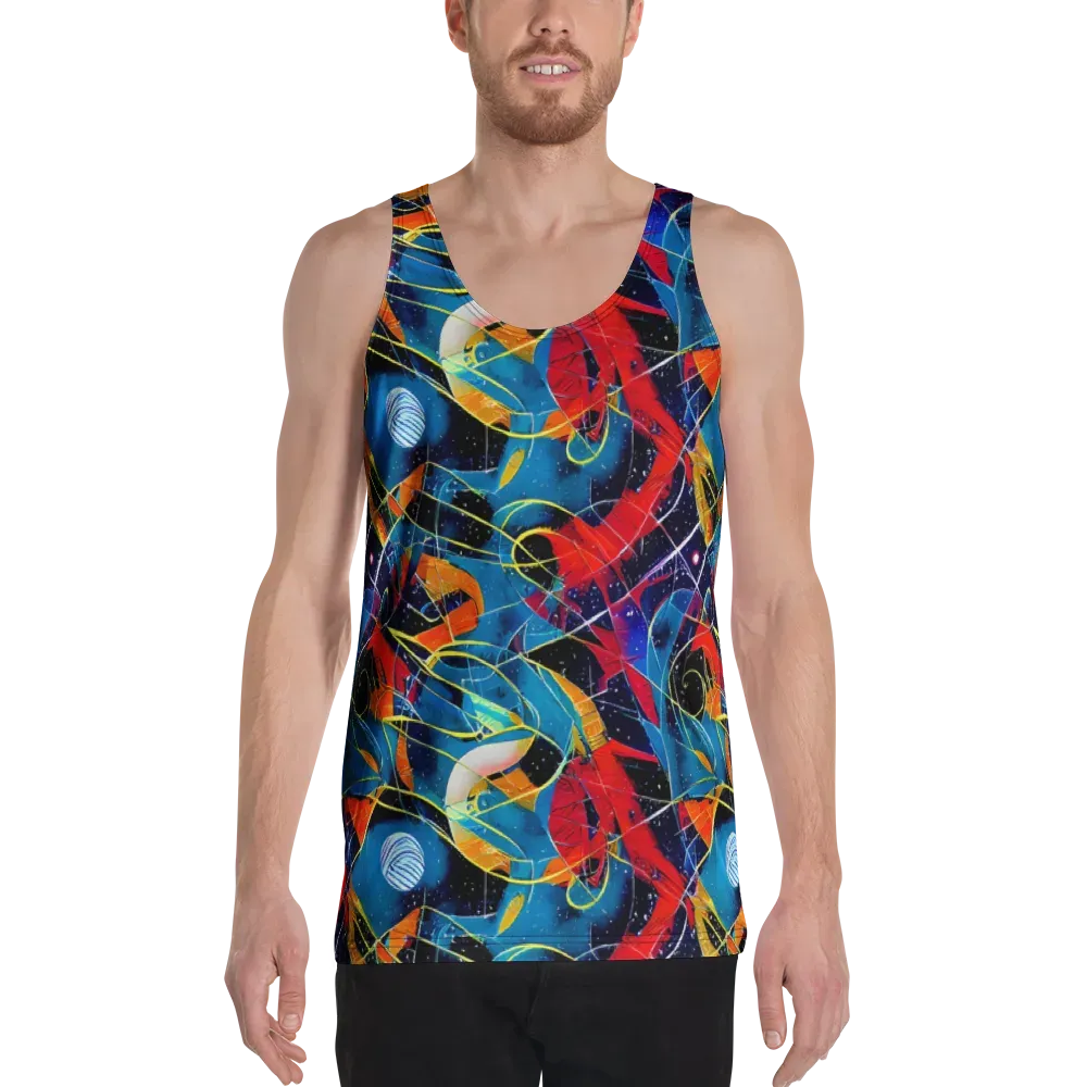 Astral Shatter on Men's Tank Top — Front