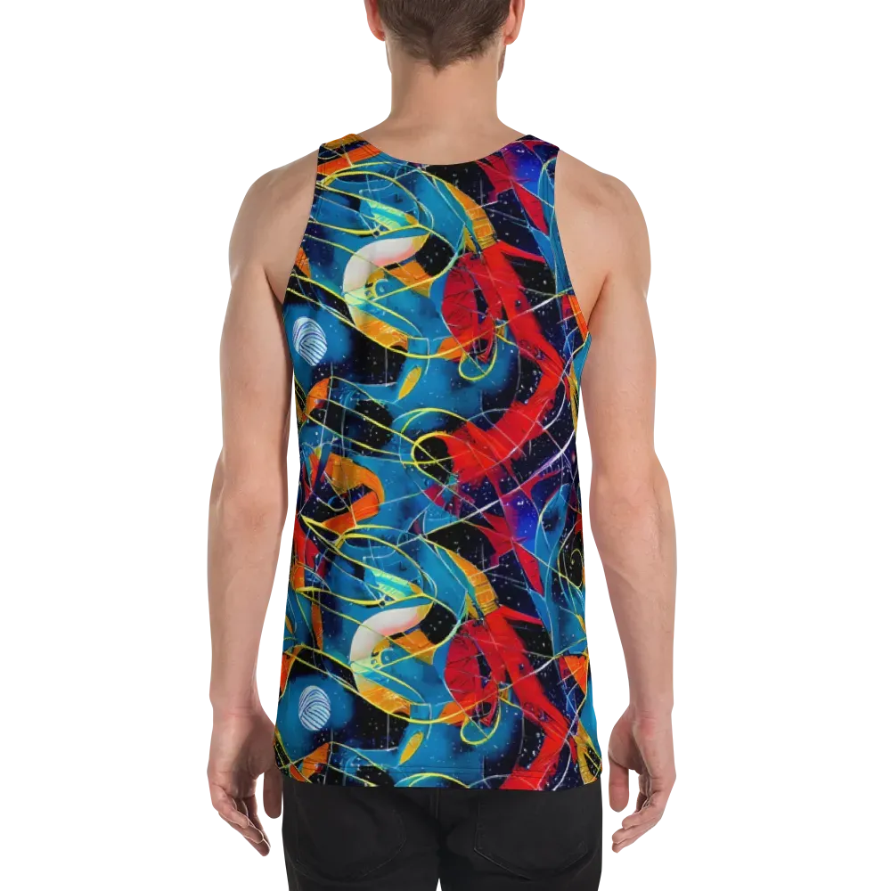 Astral Shatter on Men's Tank Top — Back