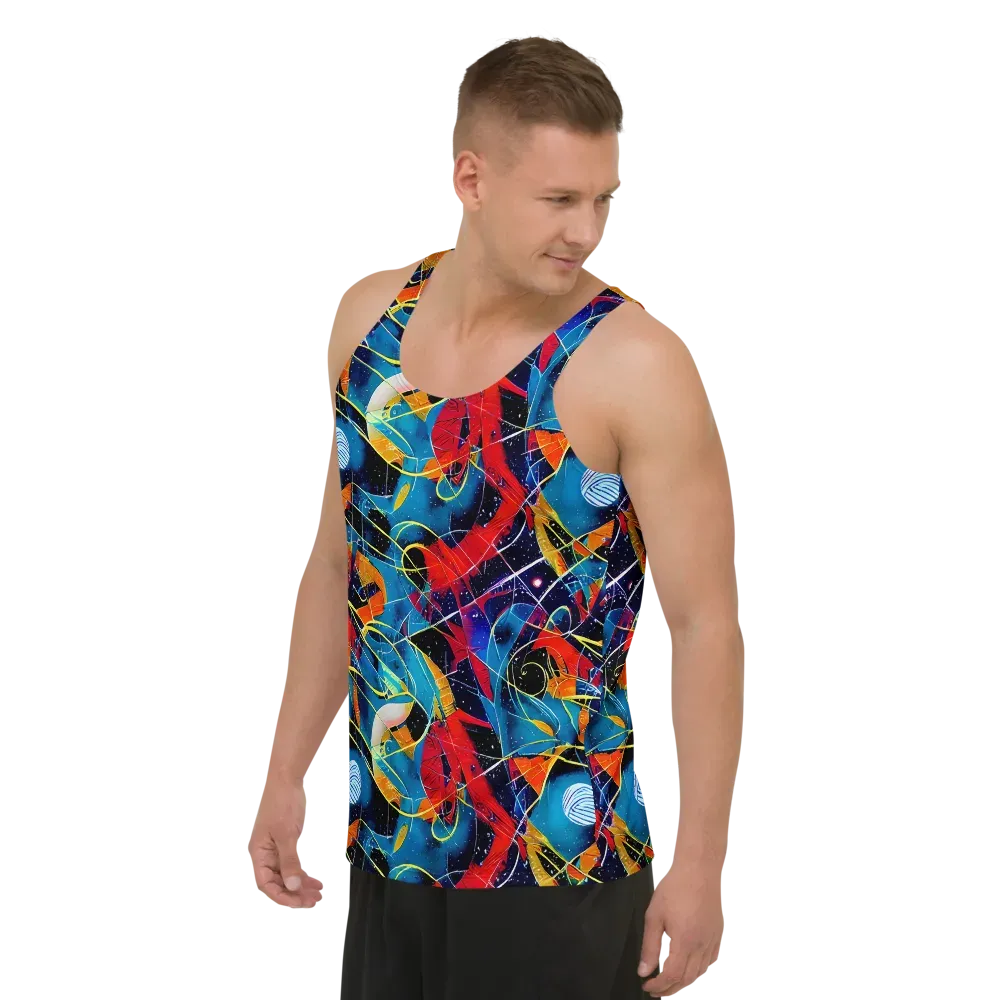 Astral Shatter on Men's Tank Top — Left Front