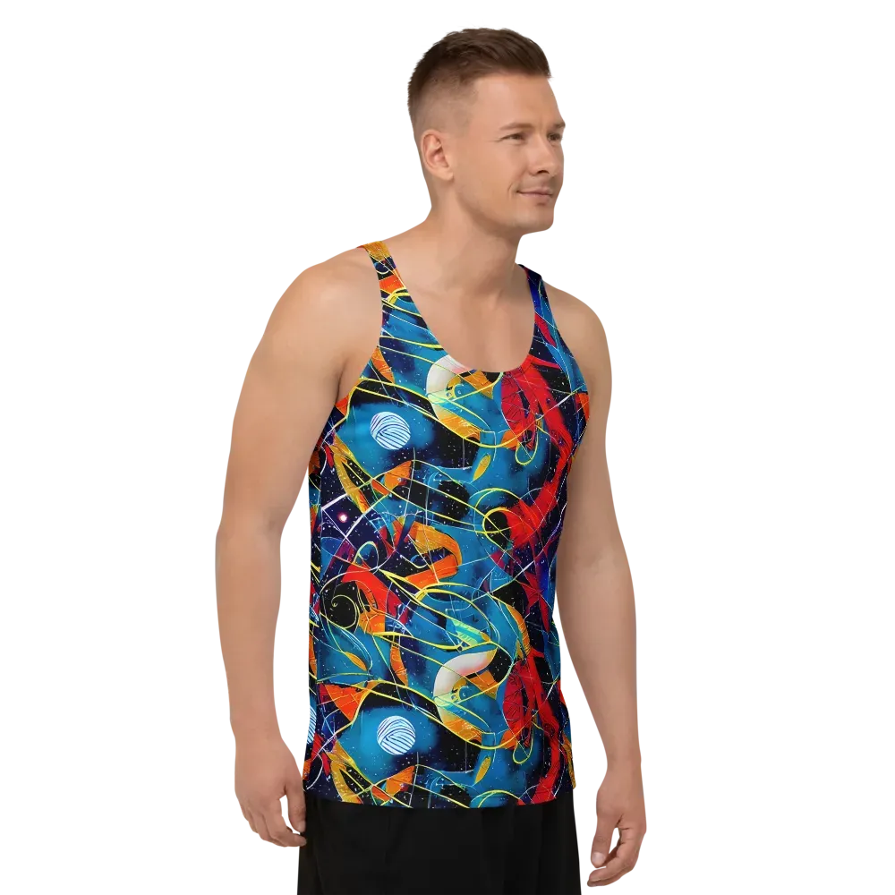 Astral Shatter on Men's Tank Top — Right Front