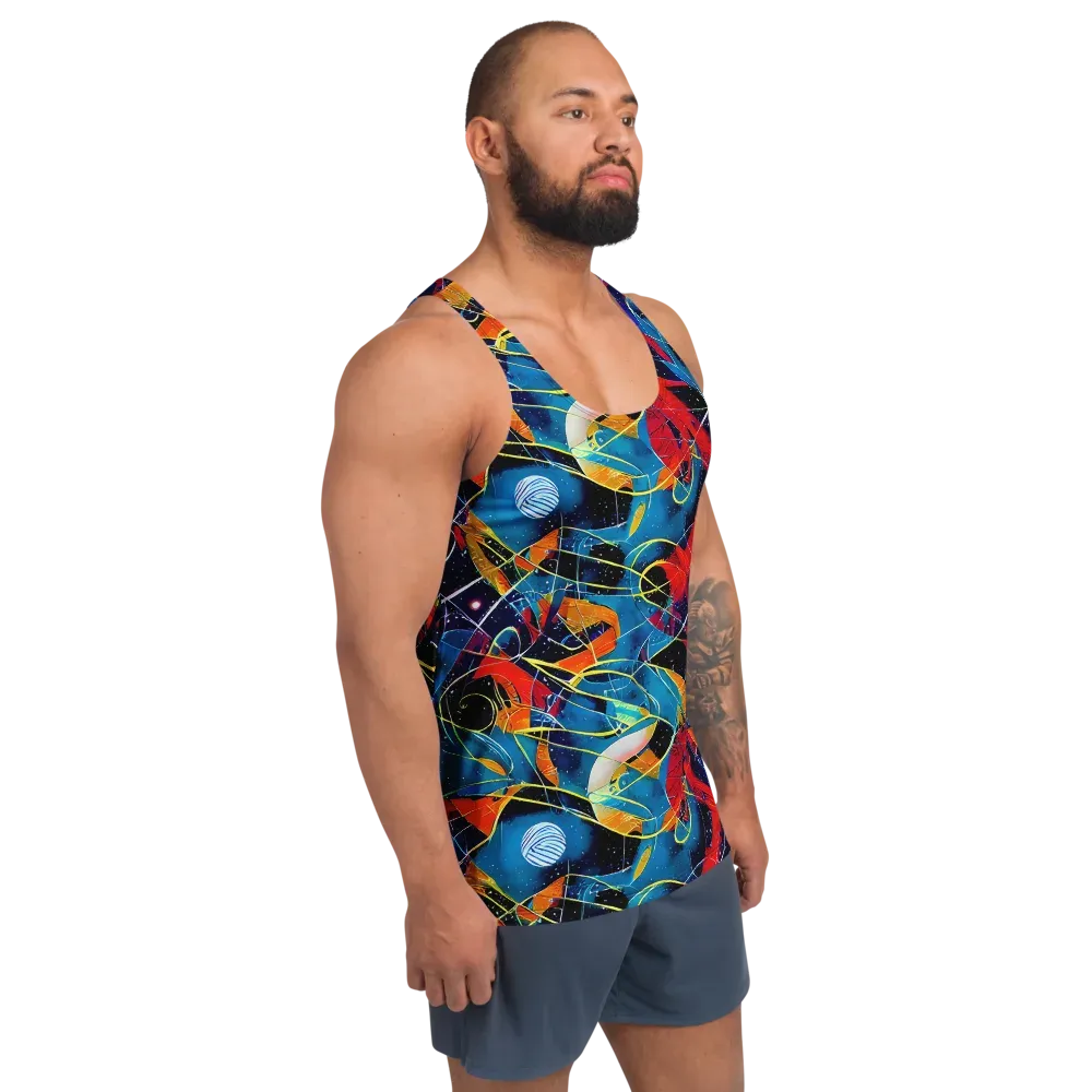 Astral Shatter on Men's Tank Top — Right Front