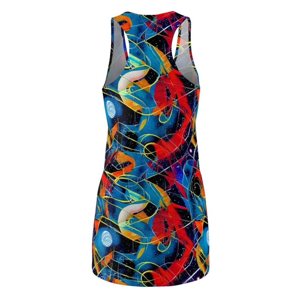 Astral Shatter on Racerback Dress — Back