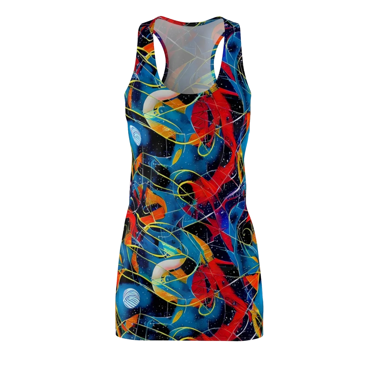 Astral Shatter on Racerback Dress — Front