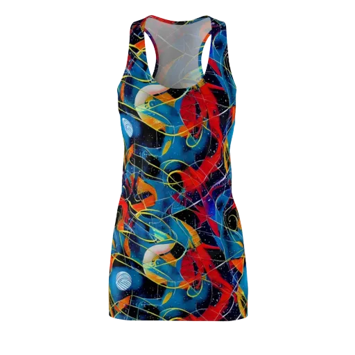 Astral Shatter on a Racerback Dress