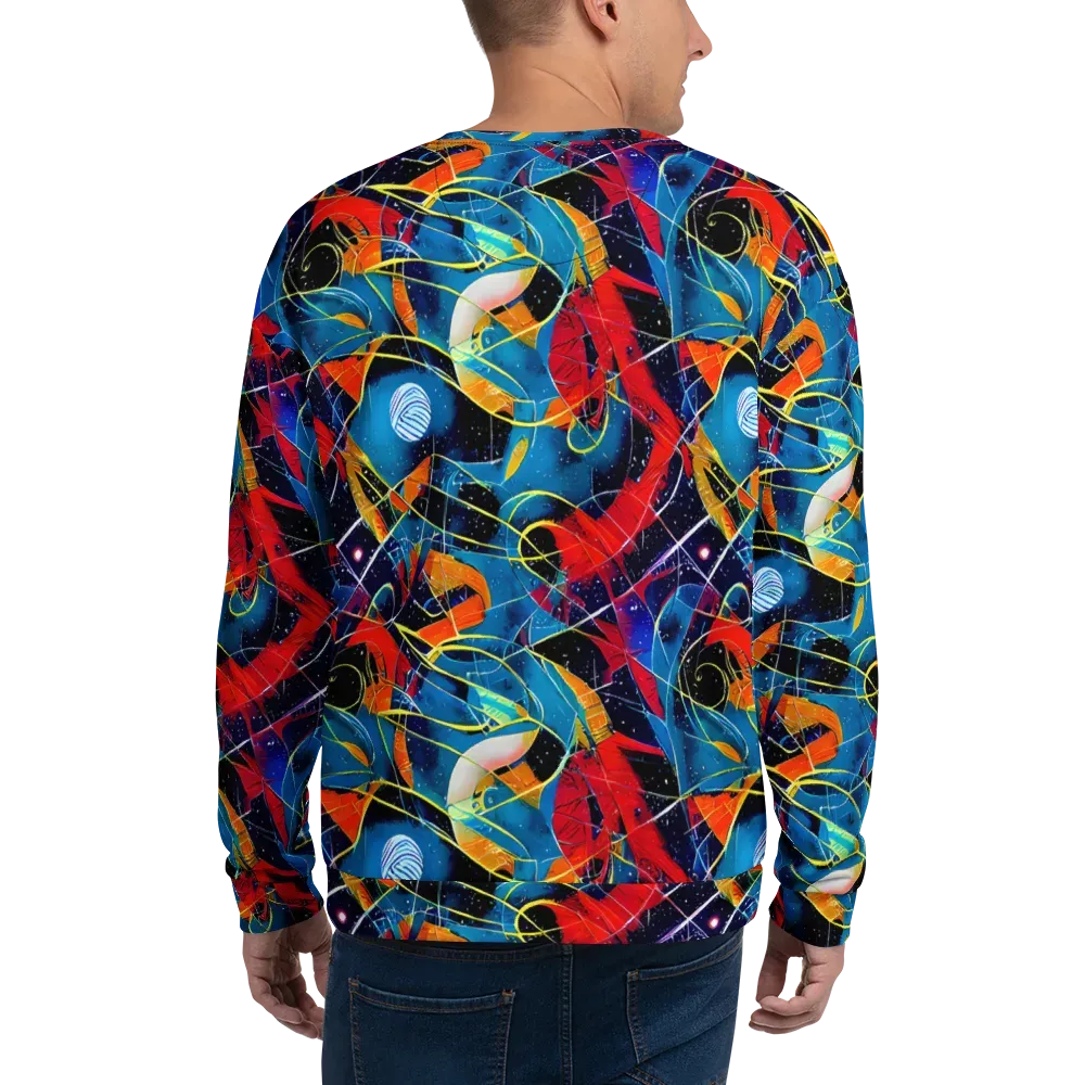 Astral Shatter on Sweatshirt — Back