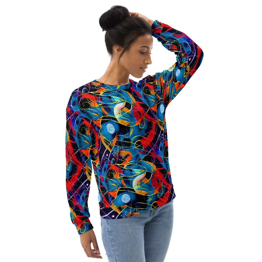 Astral Shatter on Sweatshirt — Right Front