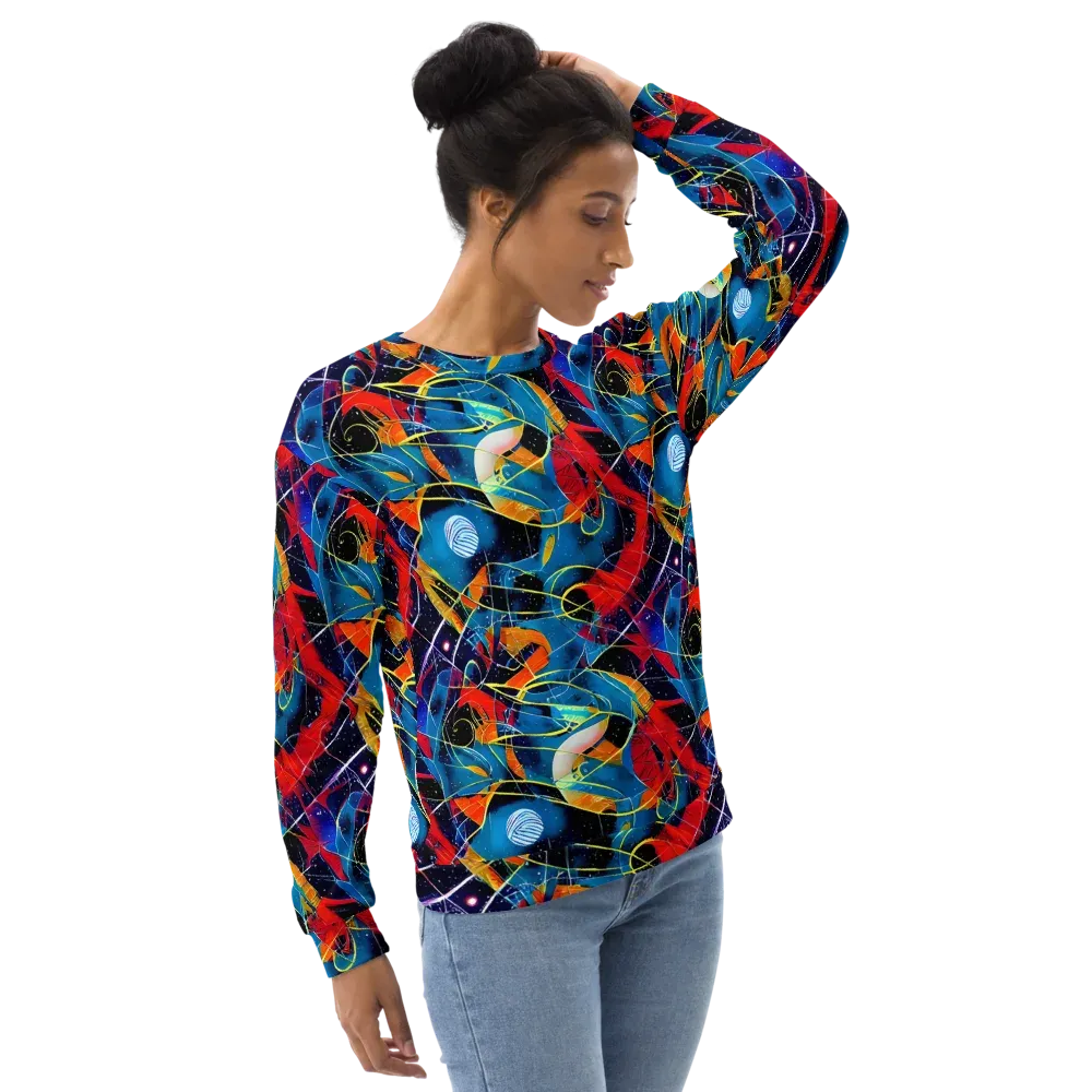 Astral Shatter on Sweatshirt — Right Front
